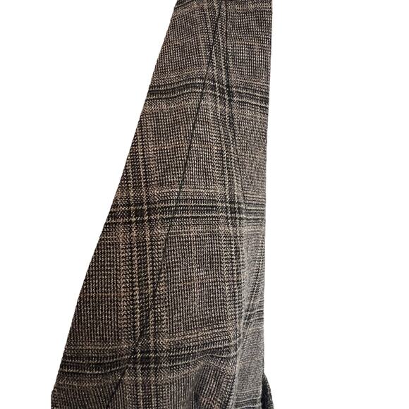 Free People plaid Jumper Vest Dress Tunic Twee Academia Retro 0 - Picture 7 of 12